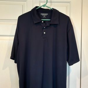 Men’s Navy Blue short sleeve golf shirt